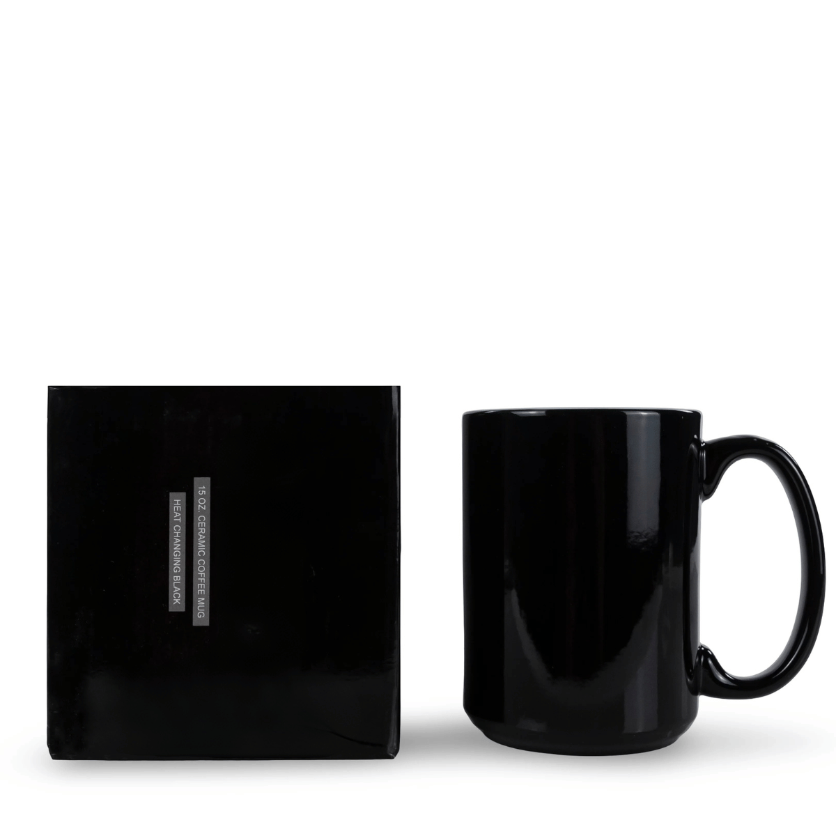 15oz CERAMIC HEAT CHANGING MUG - BLACK