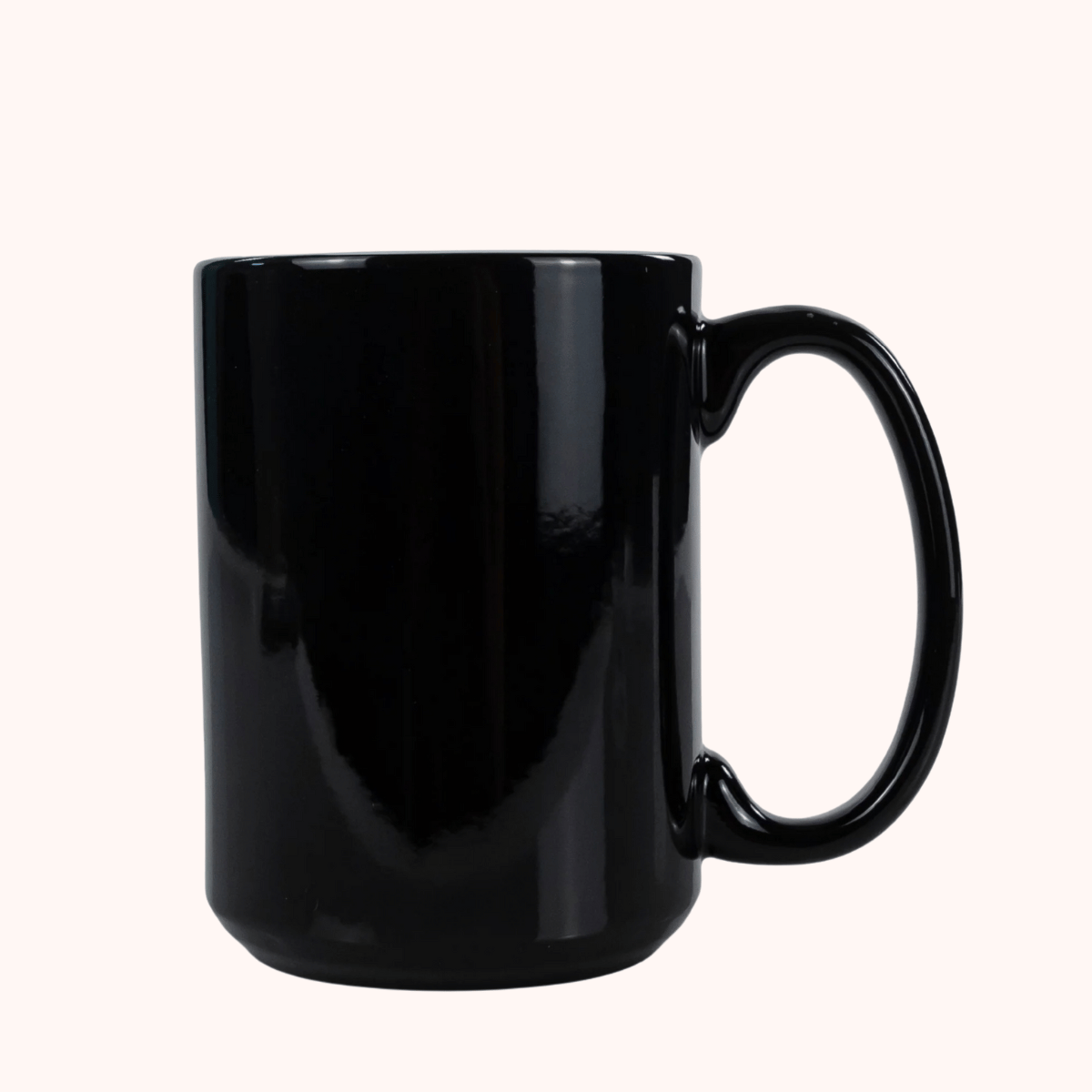 15oz CERAMIC HEAT CHANGING MUG - BLACK