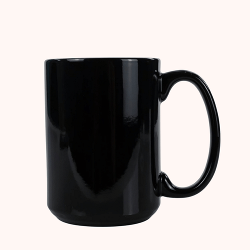 15oz CERAMIC HEAT CHANGING MUG - BLACK