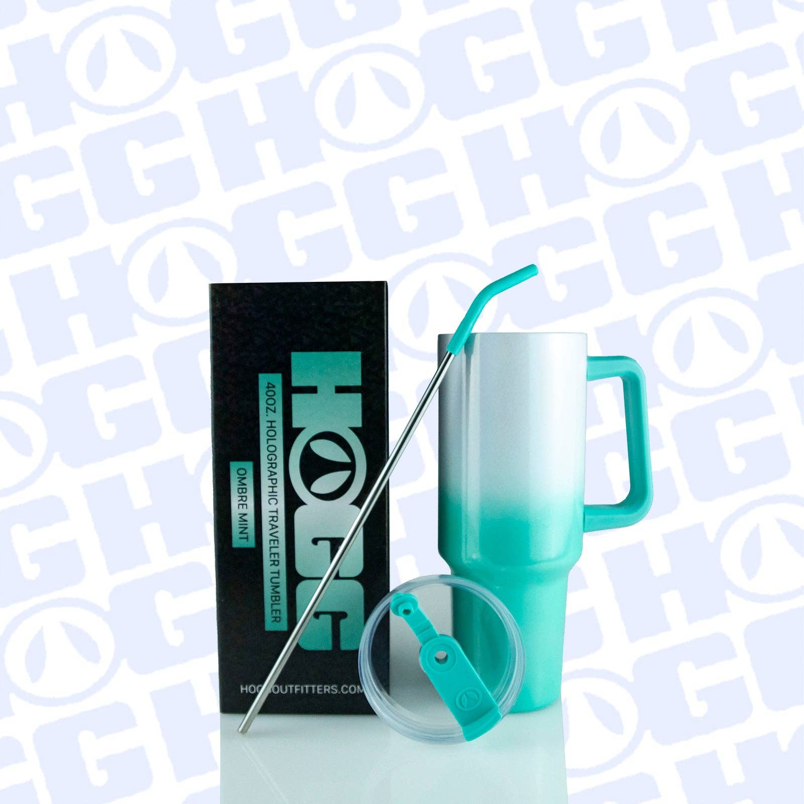 40oz SUBLIMATION CLEAR TRAVELER TUMBLER