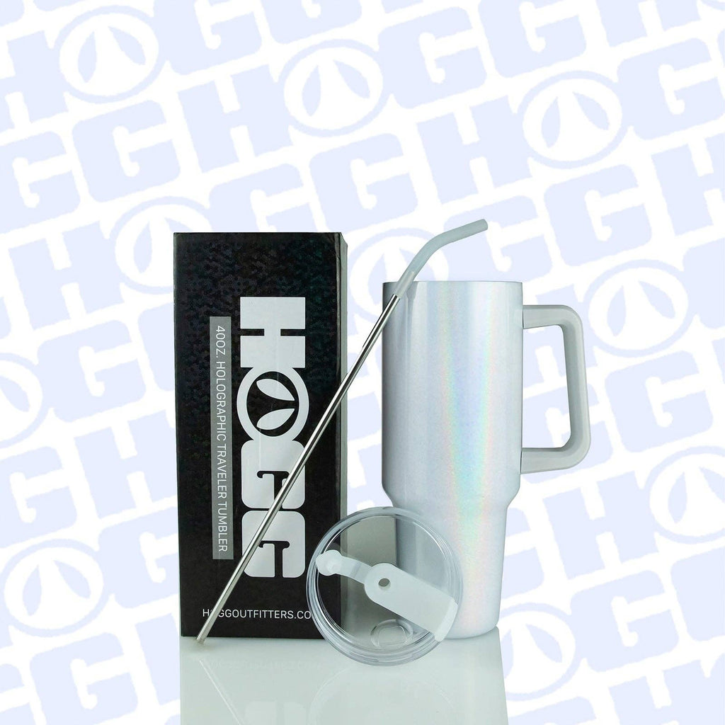 40oz SUBLIMATION CLEAR TRAVELER TUMBLER