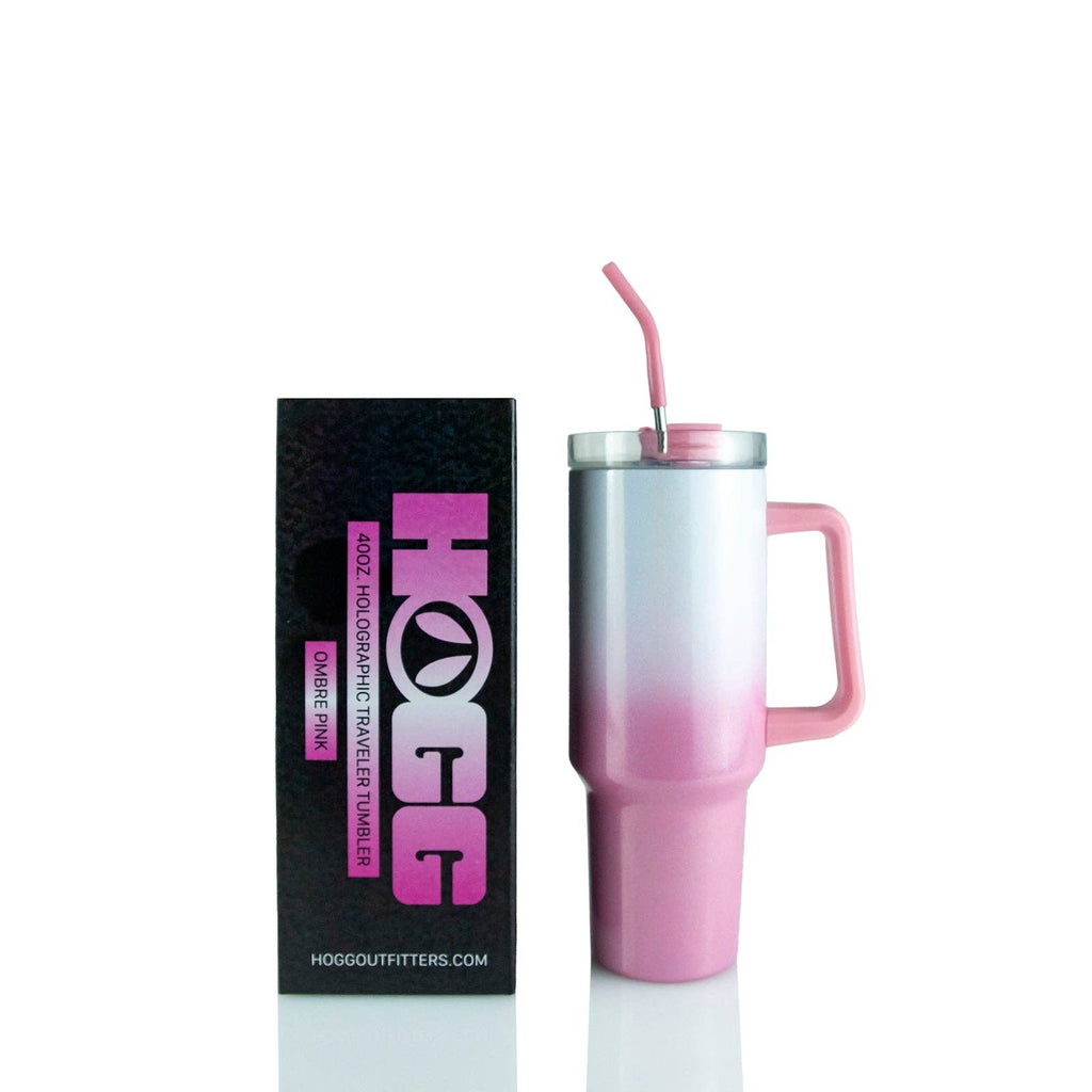 40oz SUBLIMATION CLEAR TRAVELER TUMBLER
