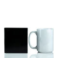15oz CERAMIC COFFEE MUG - WHITE