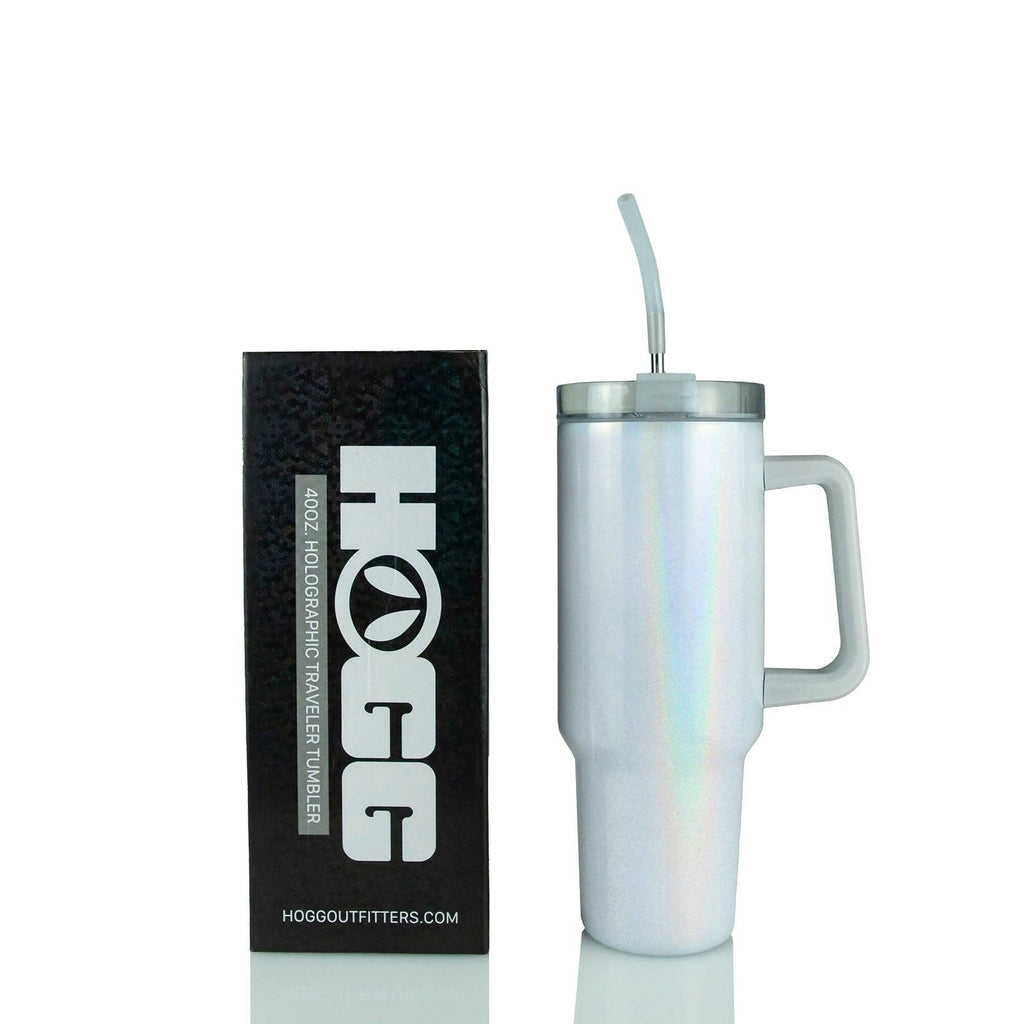 40oz SUBLIMATION CLEAR TRAVELER TUMBLER