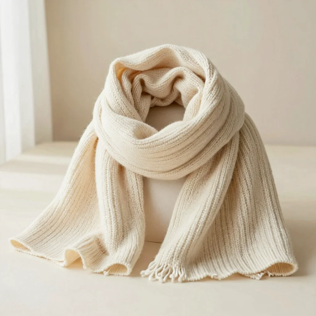 Everyday Hand-Knit Scarf